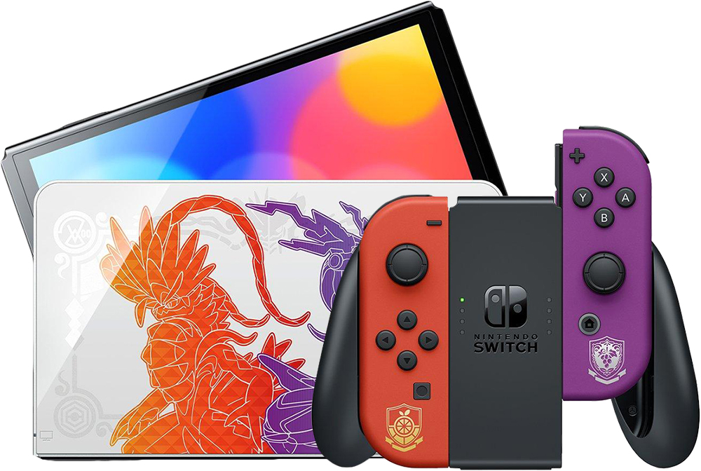 Consola Nintendo Switch 64GB Oled HEG S KEAA - Pokemon Sarlet   Violet Edition (Japonés)